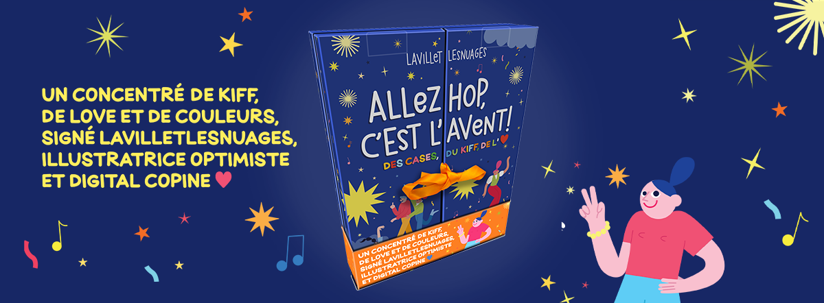 Calendrier - Allez hop, c'est l'Avent ! par Lavilleetlesnuages
